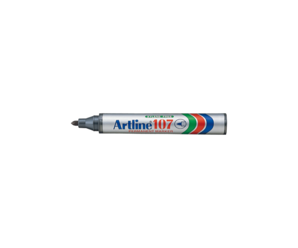 Marcador Permanente Desechable con Punta de Bala Artline 107 – Color Negro Intenso