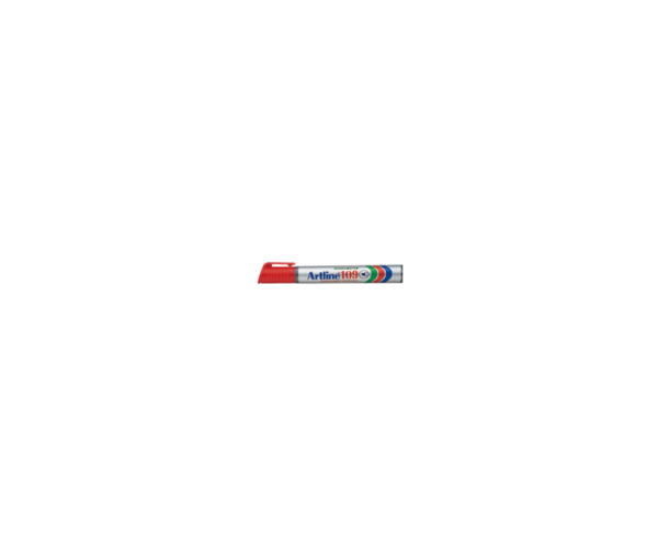Marcador Permanente Desechable con Punta Biselada Artline 109 – Color Rojo Vibrante