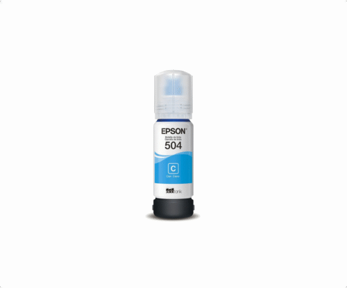 Epson Botella de Tinta Cyan Original T504220-AL – Compatible con Impresoras L6191, L4160, L6171, L4150, L4260, L6270 y L14150