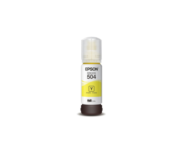 Epson Botella de Tinta Amarilla Original T504420-AL – Compatible con Impresoras L6191, L4160, L6171, L4150, L4260, L6270 y L14150