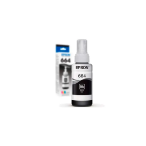 Epson Botella de Tinta Negra Original T664120-AL – Hasta 4000 Páginas, Compatible con L110, L210, L350, L355 y L555