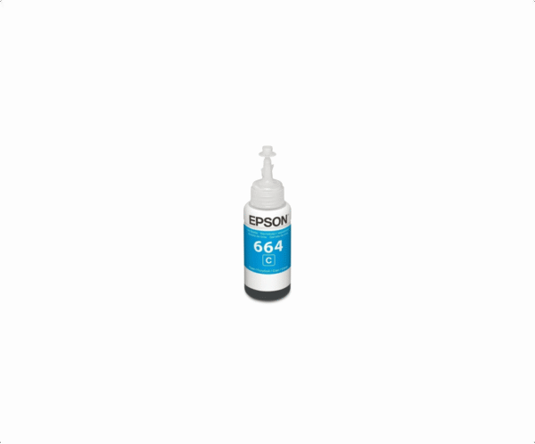 Epson Botella de Tinta Cyan Original T664220-AL – Hasta 6500 Páginas, Compatible con L110, L210, L350, L355 y L555